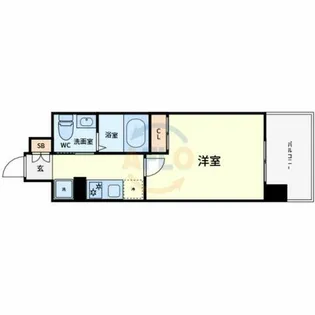 アービングNeo平野駅前【8階】の間取り