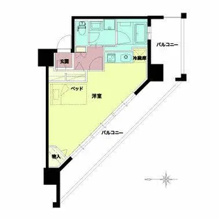 セルン新町【0713号室】の間取り