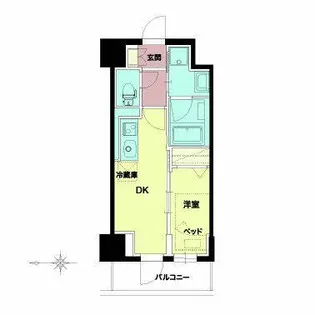セルン新町【0411号室】の間取り