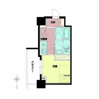 セルン新町【0418号室】の間取り