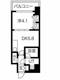 スプランディッド安土町【8階】の間取り