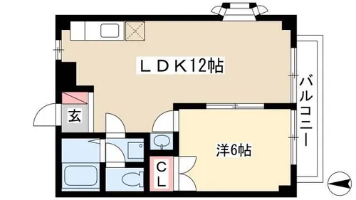 アビタシオン【1階】の間取り