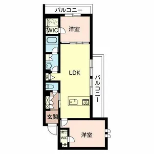 アリビオ エスパシオ【0201号室】の間取り