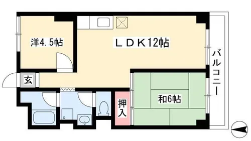 コーポモリ【101号室】の間取り