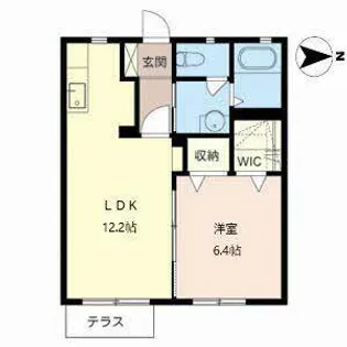 MAST COURT奈良三条町【0102号室】の間取り