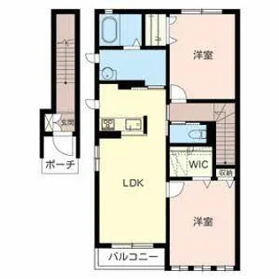 シャーメゾン ボヌール【0201号室】の間取り