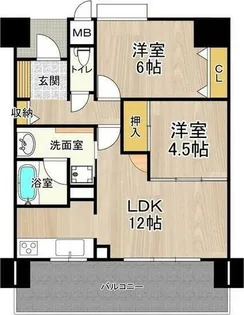 フェニックス堺東【9階】の間取り