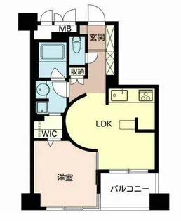 エスティメゾン上町台【0502号室】の間取り