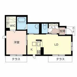 グローリー今里【0101号室】の間取り