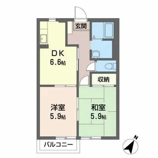 クレイン アベニュー【0101号室】の間取り