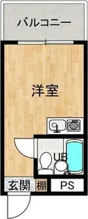 瓜破シャルマン【4階】の間取り