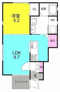 甲子園プレミアム【1階】の間取り