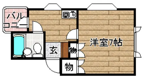 アーサ弐番館【3階】の間取り