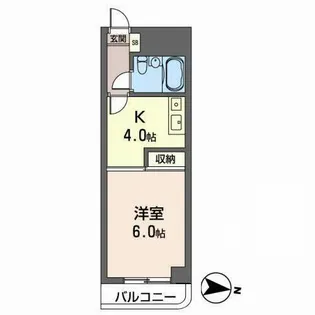 メゾンパストラル【0601号室】の間取り