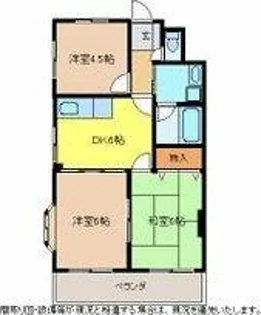 サンライト藤宮【3階】の間取り