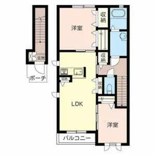 アミティエ【0201号室】の間取り