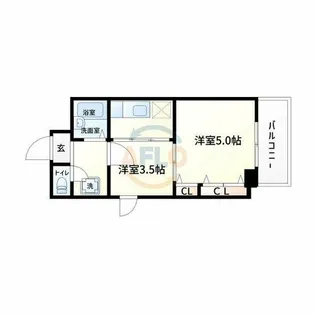 プロスパーK【6階】の間取り