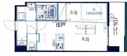 GRAN PASEO新大阪【6階】の間取り