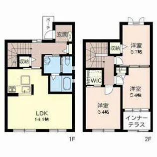 サンシャインコート【0001号室】の間取り