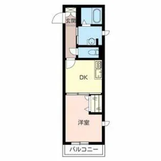 シャーメゾン東粉浜【0201号室】の間取り