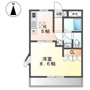 サン・ブライト【103号室】の間取り