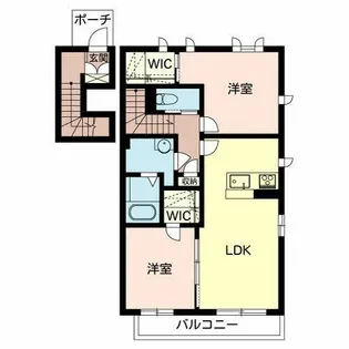 シャーメゾン・ビューテラス【0201号室】の間取り