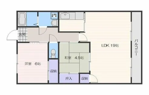 サイユウカン【3階】の間取り