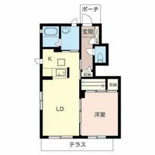 シャーメゾン有本【0103号室】の間取り