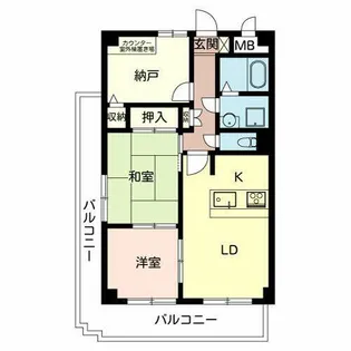 グランビューサン【0312号室】の間取り