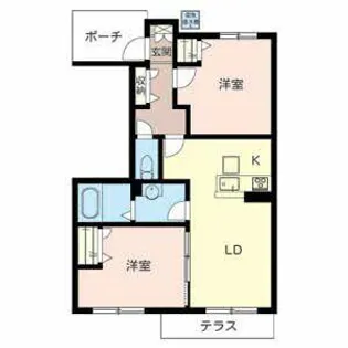 シャーメゾン ラルゴ【B103号室】の間取り