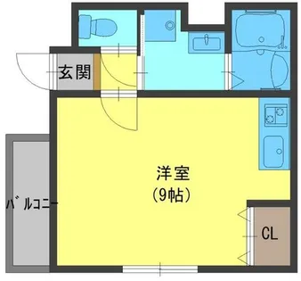 旭ハイツⅡ【1階】の間取り
