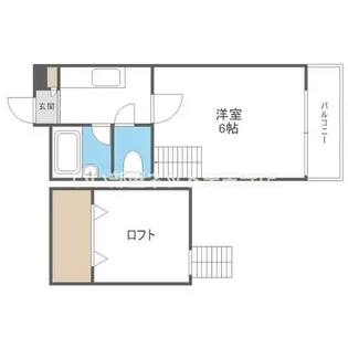 スペースライフ平野【6階】の間取り