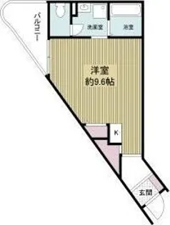 エントレ流町【3階】の間取り
