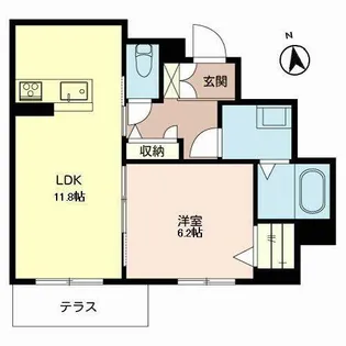 セ・モア【1階】の間取り