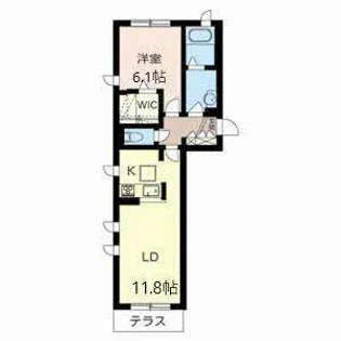 オクテット(Octet)【0102号室】の間取り