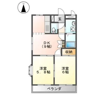 エクセルコート【3階】の間取り