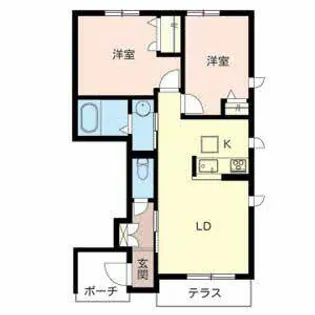 シャーメゾン水足A【0103号室】の間取り