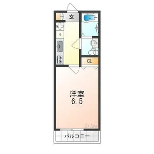 大阪府堺市堺区北向陽町1丁【アパート】の間取り