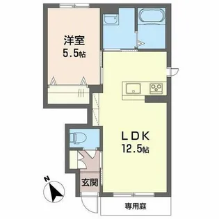 リオ【0105号室】の間取り