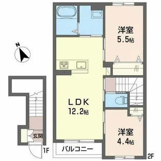 リオ【0203号室】の間取り