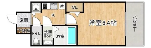 アドバンス新大阪ウエストゲートⅡ【11階】の間取り