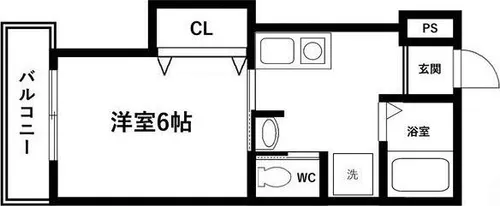 第2門口マンション【3階】の間取り