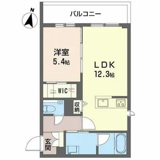 The Terrace 西宮北口【0301号室】の間取り