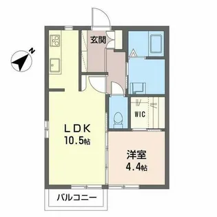 下田ハイツ【0203号室】の間取り
