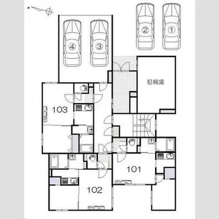 N-MODE・N19【2階】の外観