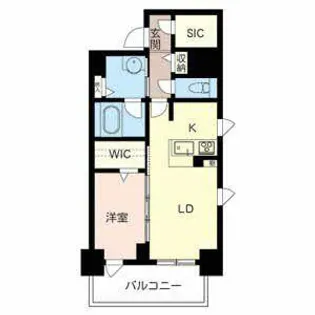 マンションバッハ【0405号室】の間取り