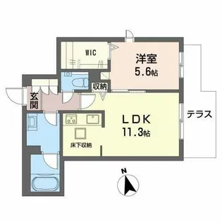 シャーメゾン グランデ 深江橋【0103号室】の間取り