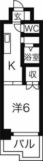 サンピアオカヤス【3階】の間取り