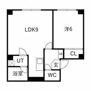 楡BLD【202号室】の間取り