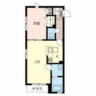 Sol Levante(ソル レヴァンテ)【0103号室】の間取り